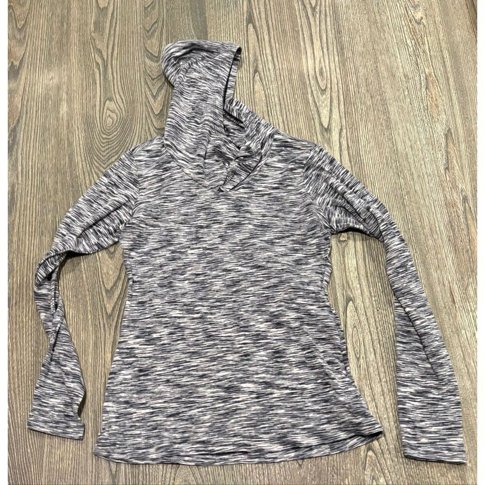 Columbia Outdoor Hoodei Sweatshirt Long Sleeve Pullover Heather Gray Size M